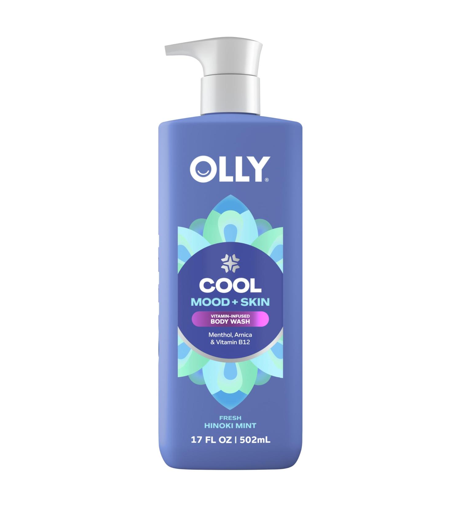 OLLY Body Wash Cool Mood + Skin Infused with arnica & vitamin B12 Hydrates & cools Skin 17 Fl Oz - Buy Online on GoSupps.com