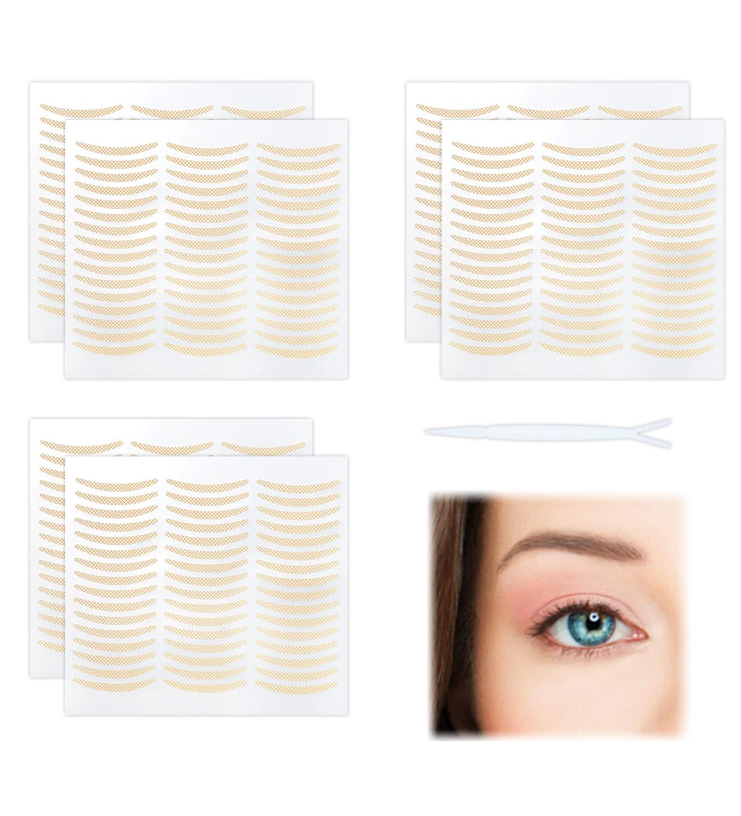288PCS Eyelid Tape Instant Lift Strips Complexion Waterproof Double Eyelid Stickers with Fork Rods S - Girly-S - Buy Online on GoSupps.com