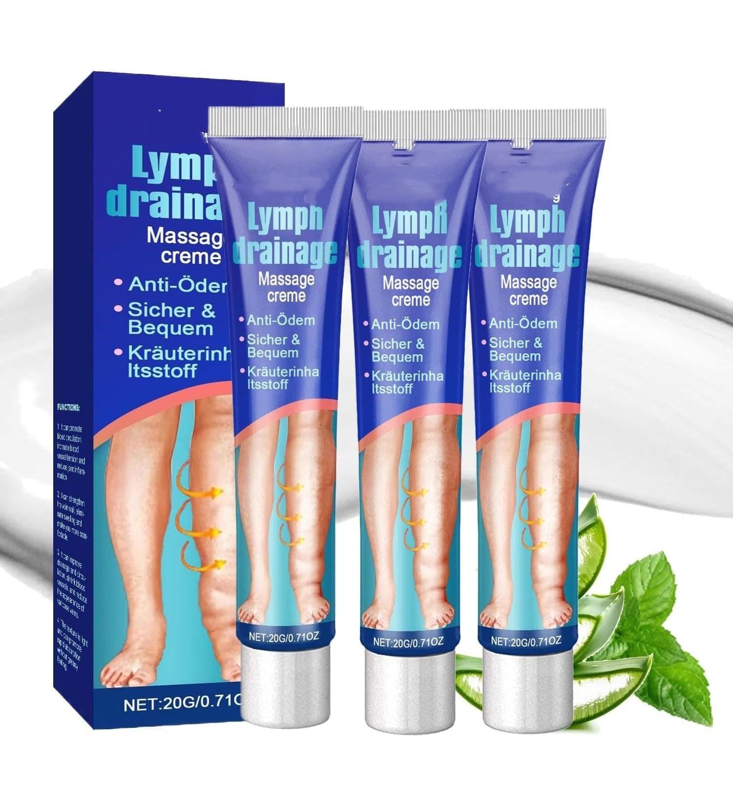 Elycura - Cr me de massage lymphatique - Cr me de massage Elycura Leg Edema - Cr me de massage lymphatique - Soulage l'edema pour les jambes et les pieds - Absorption rapide - Convient tous les 3 - Buy Online on GoSupps.com