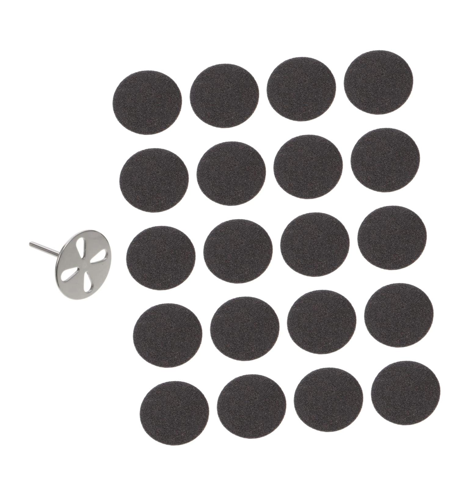 Beaupretty 1 Set Nail Polishing Sheets Sandpaper Discs Nails Electric Foot Sander Nail disc bit Grinding Abrasive Sand Paper Electric Tool Pedicure Sanding Disc Pad Major Stainless Steel - Buy Online on GoSupps.com