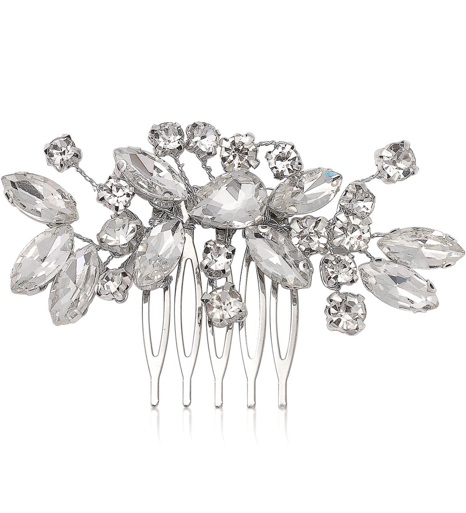 Wedding Hair Comb - Bride Hair Accessories Side Comb Clips for Women - Buy Online on GoSupps.com