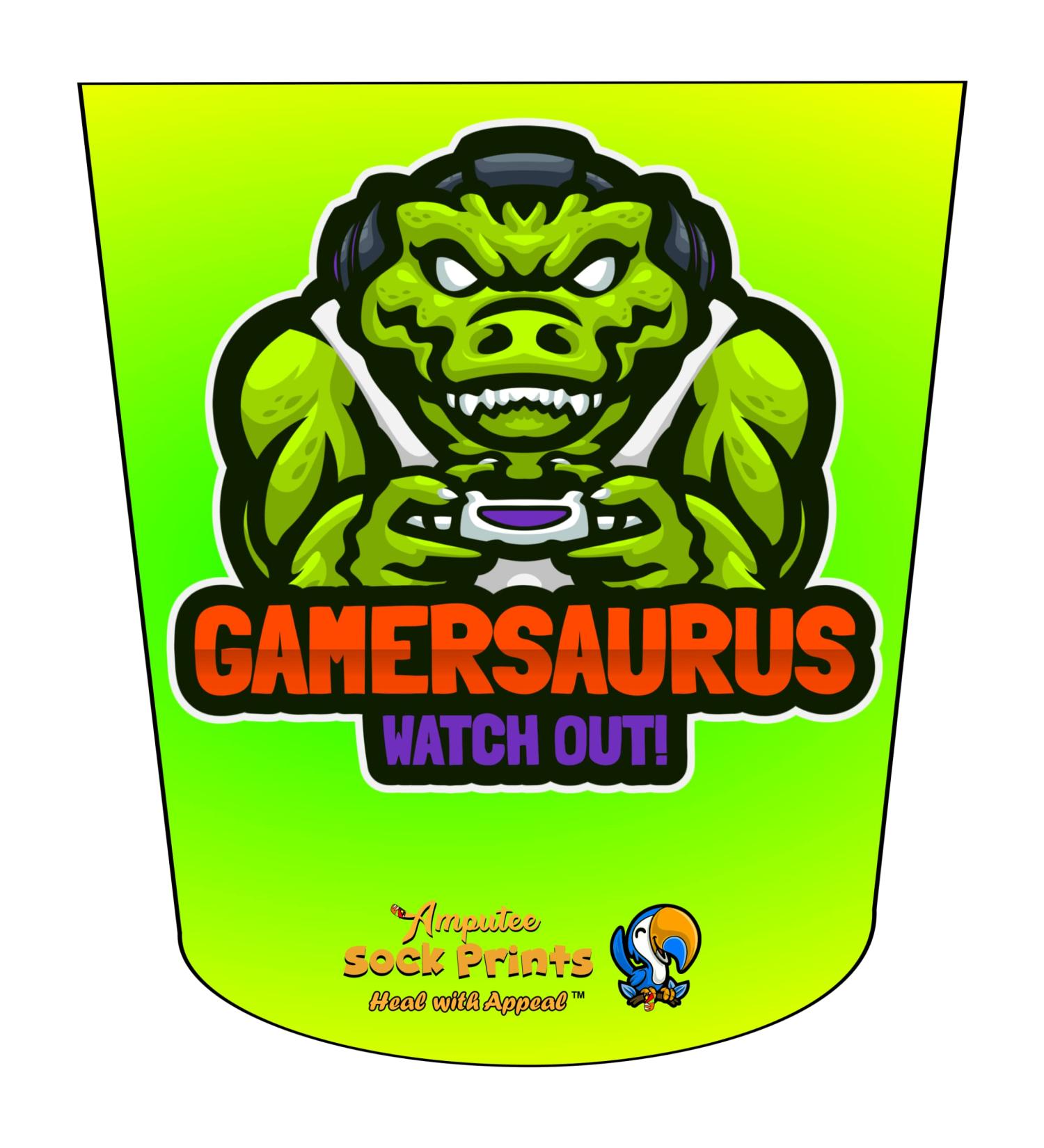 ATKA Gamersauraus V2 3PLY Amputee Sock for Residual Wound Over Shrinker - Small-Large - Buy Online on GoSupps.com
