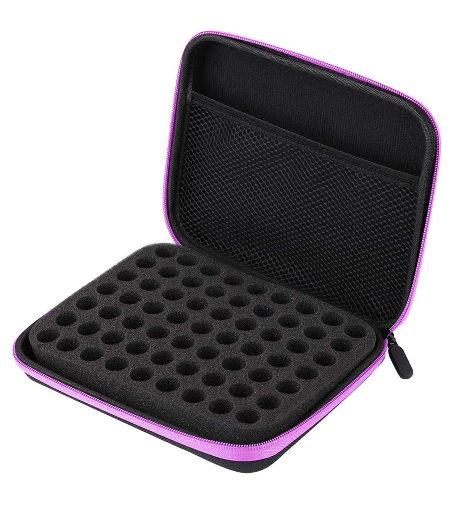 63 Emplacements de Stockage d'Huiles Essentielles Mallette de Transport pour Huiles Essentielles Sac de Rangement (PURPLE) - Buy Online on GoSupps.com
