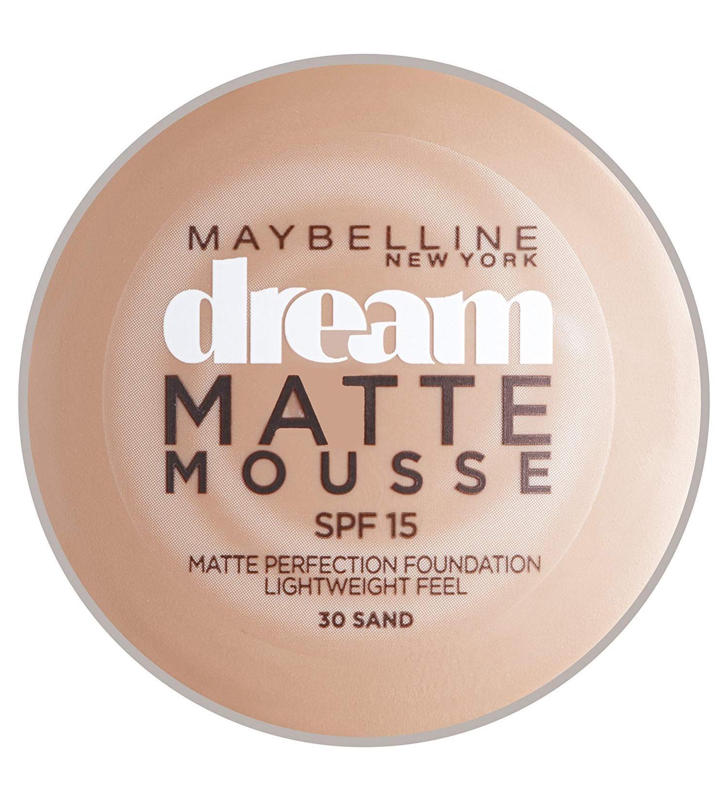 Maybelline Dream Matte Mousse 030 Sand 18ml 18 ml (Pack of 1) Beige