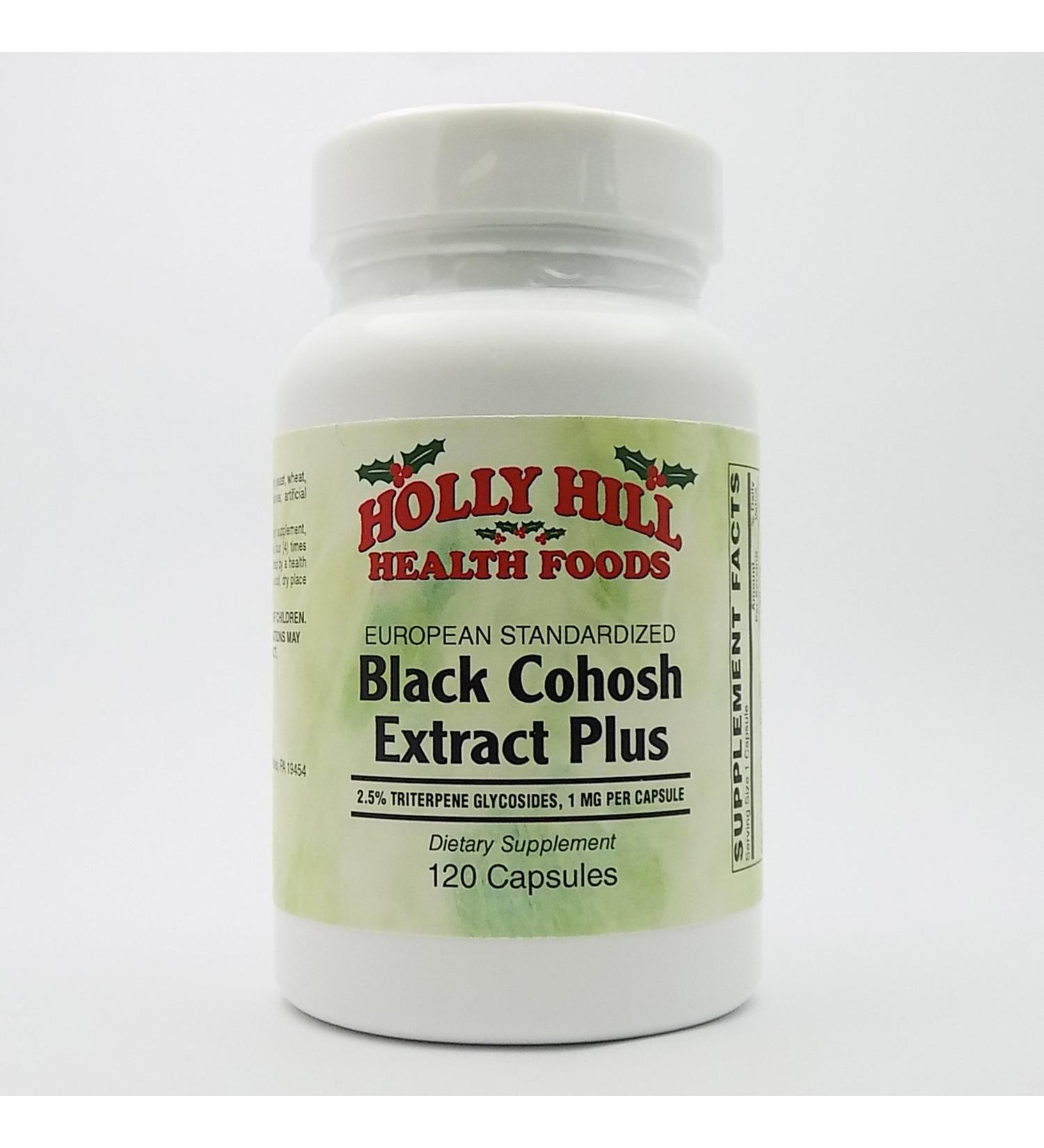 Holly Hill Health Foods European Standardized Black Cohosh Extract Plus 120 Capsules