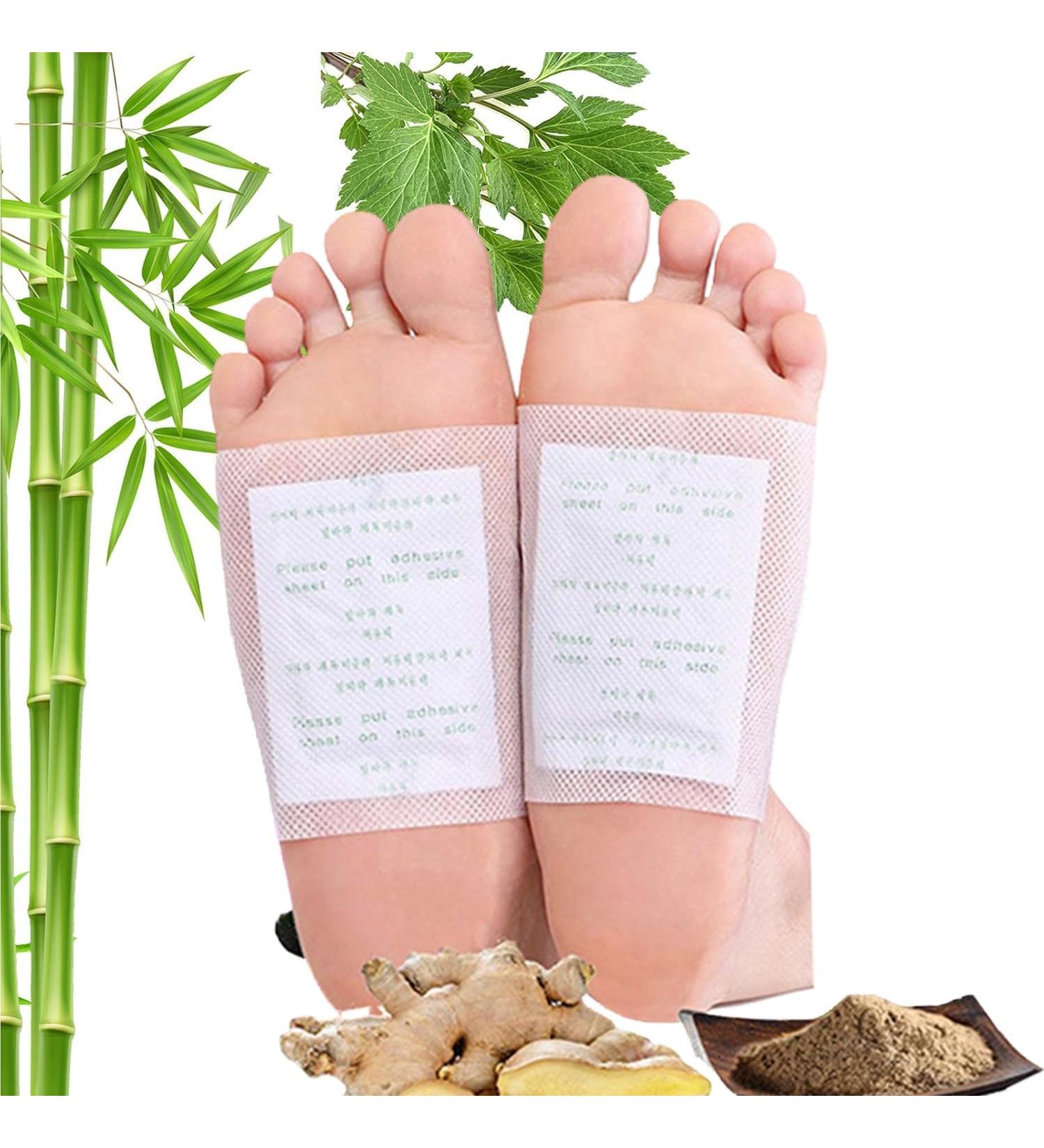 Foot Pads (100pcs) Cleansing Foot Pads for Foot Care Foot Care Product Ginger Foot Pacthes (Ginger) - Buy Online on GoSupps.com