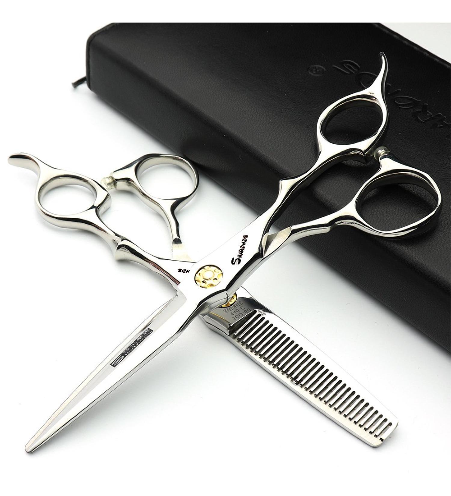Professional 6-Inch Hair Stylist Scissors Set | JAPAN 440C Steel Hairdressing Tools + Thinning Shears | Ideal for Hairdressers & Barbers - Buy Online on GoSupps.com