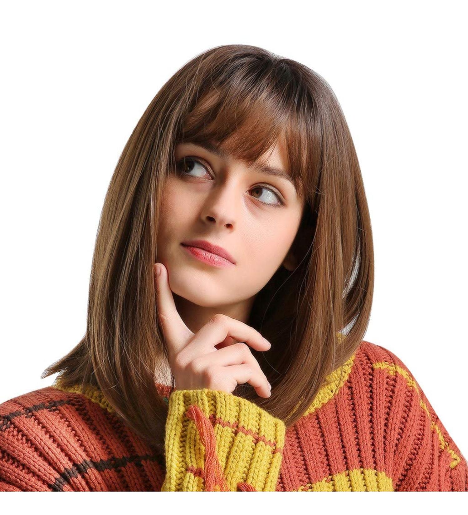 Short Bob Wig for Women - Cosplay Long Synthetic Straight & Curly Styles | Vintage 50s 60s 70s 80s Hairstyles - Buy Online on GoSupps.com