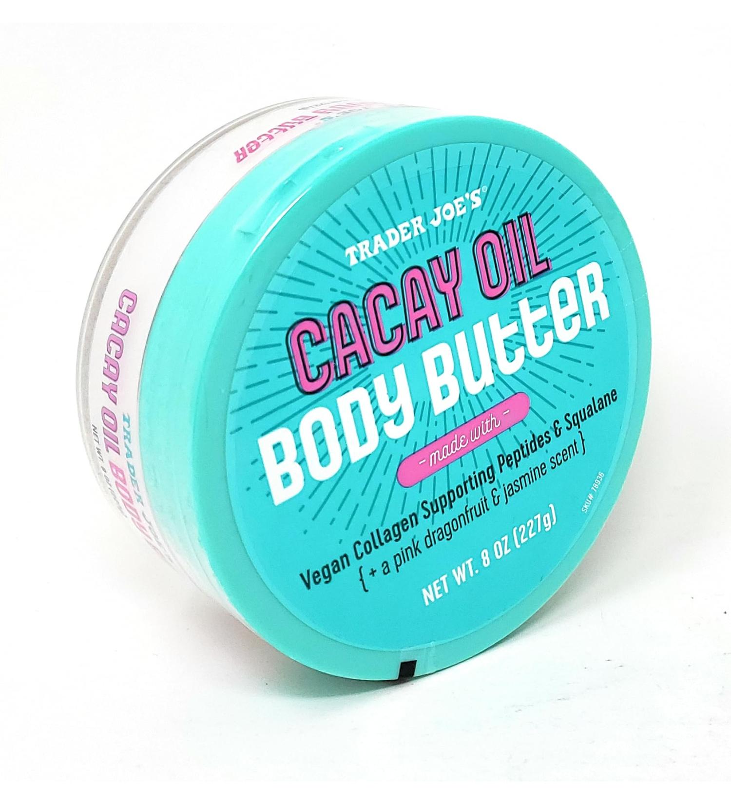 Trader Joe's Limited Edition Cacay Oil Body Butter 8 oz - Nourishing Skin Moisturizer - International Shipping Available - Buy Online on GoSupps.com