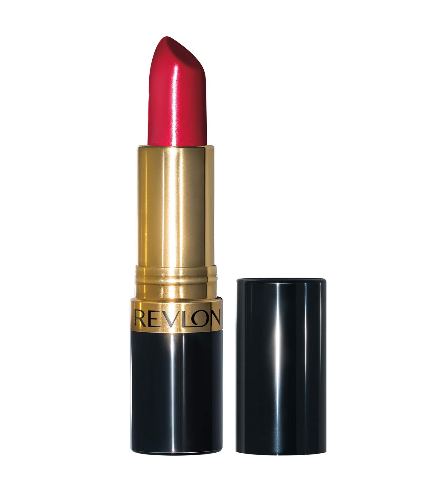 Revlon Super Lustrous Lipstick in Love Is On (745) - Moisturizing Creamy Formula with Vitamin E & Avocado Oil - Buy Online on GoSupps.com
