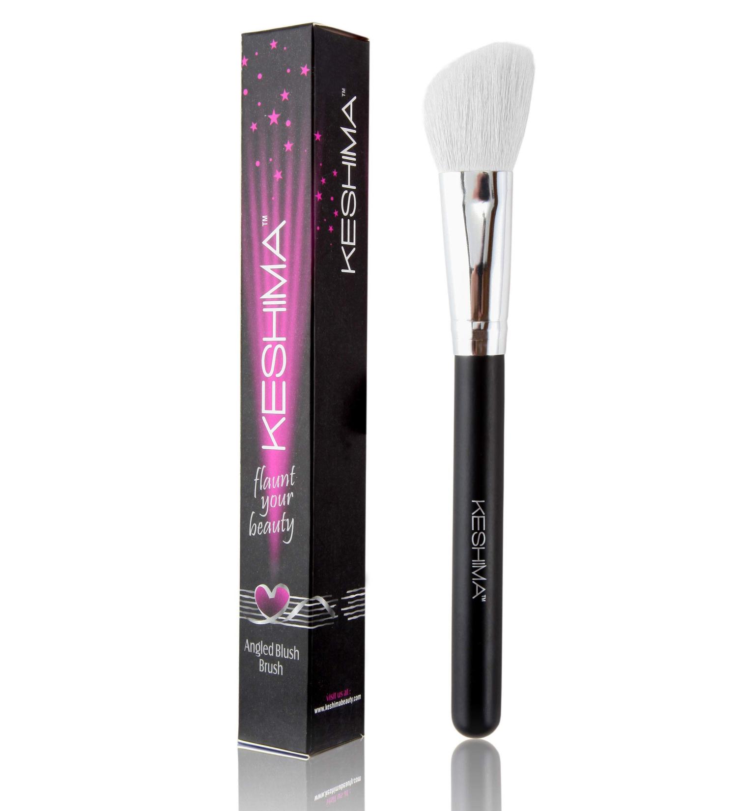 Keshima Angled Blush Brush/Bronzer Brush - for Flawless Contour, Blush, and Bronzer Application - Buy Online on GoSupps.com