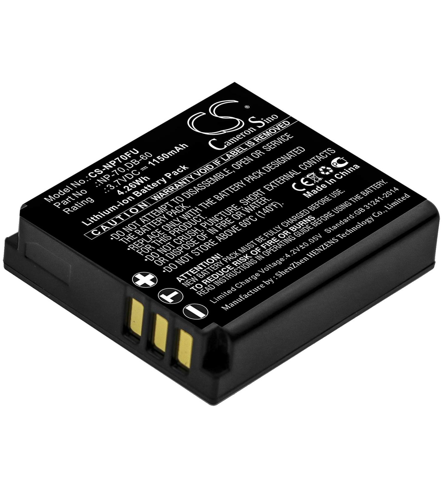 Buy 3.7V 1150mAh BP-DC4 Battery Replacement for D-LUX 4 D-LUX2 D-LUX3 C-LUX1 | International Shipping Available - Buy Online on GoSupps.com