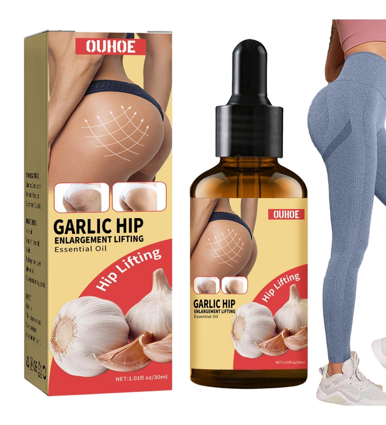 Botiniv Hip Up Firming Essential Oil - 1.01 oz Garlic Hip Enlargement Massage - Deep Moisturizing Oil For Women For Buttock Shaping Products - Buy Online on GoSupps.com