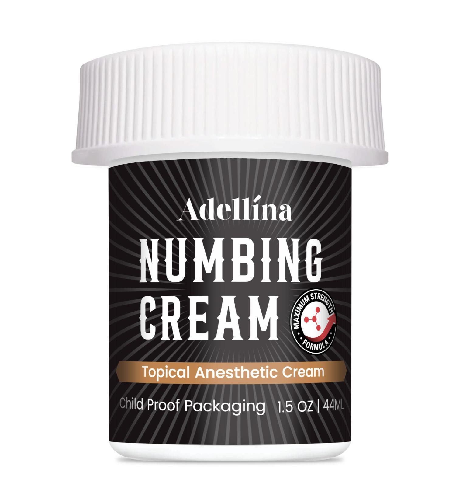 Numbing Cream Maximum Strength: Long Lasting Extra Relief with Arnica and Emu Oil 1.5oz/ 44ml Pack of 1 - Buy Online on GoSupps.com