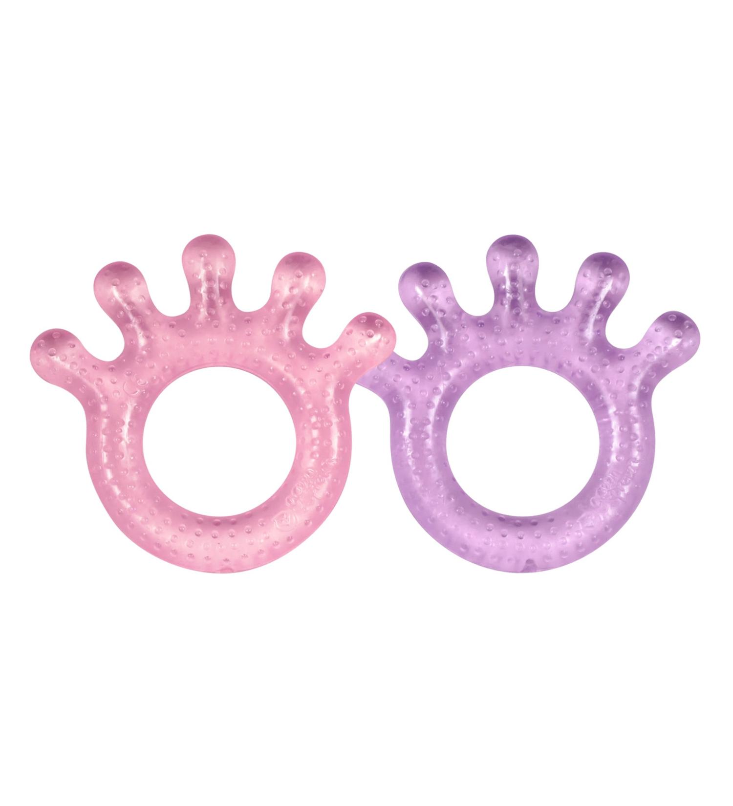 Green Sprouts Pink Cooling Teether - 2 Pack for 3+ Months Old Babies - Buy Online on GoSupps.com