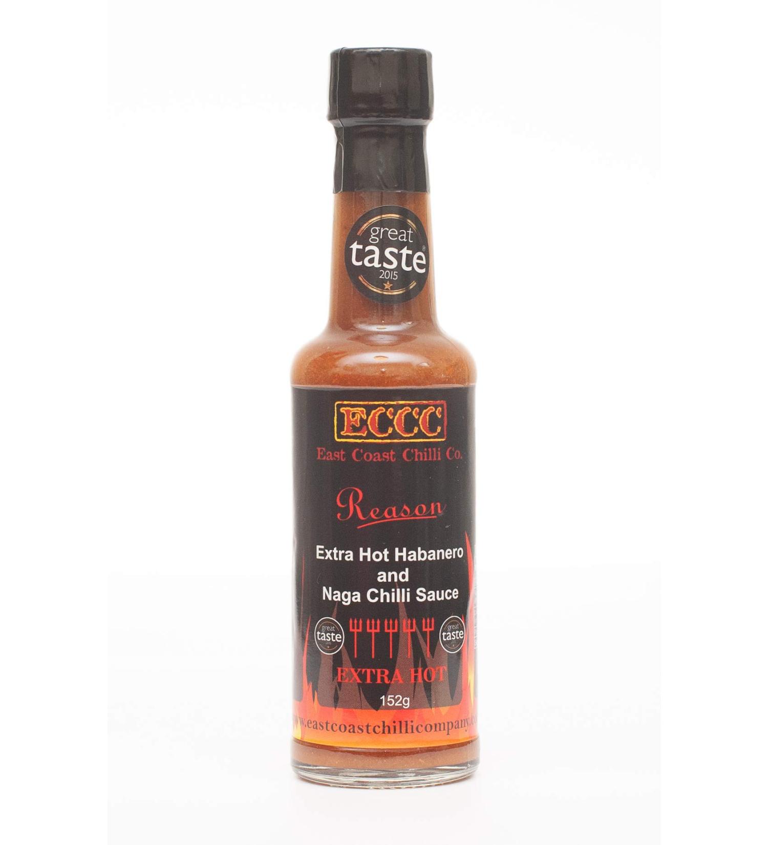 East Coast Chilli Company - Extra Hot Habanero and Naga Chilli Sauce 152g - Buy Online on GoSupps.com