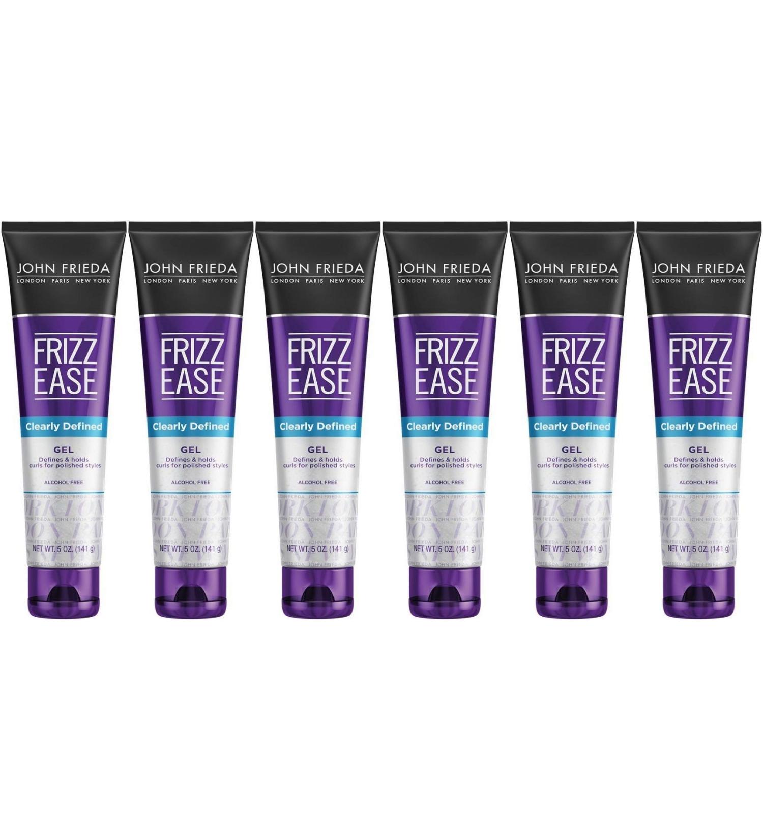 John Frieda Frizz-Ease Gel Clearly Defined 5 Ounce (145ml) (6 Pack)