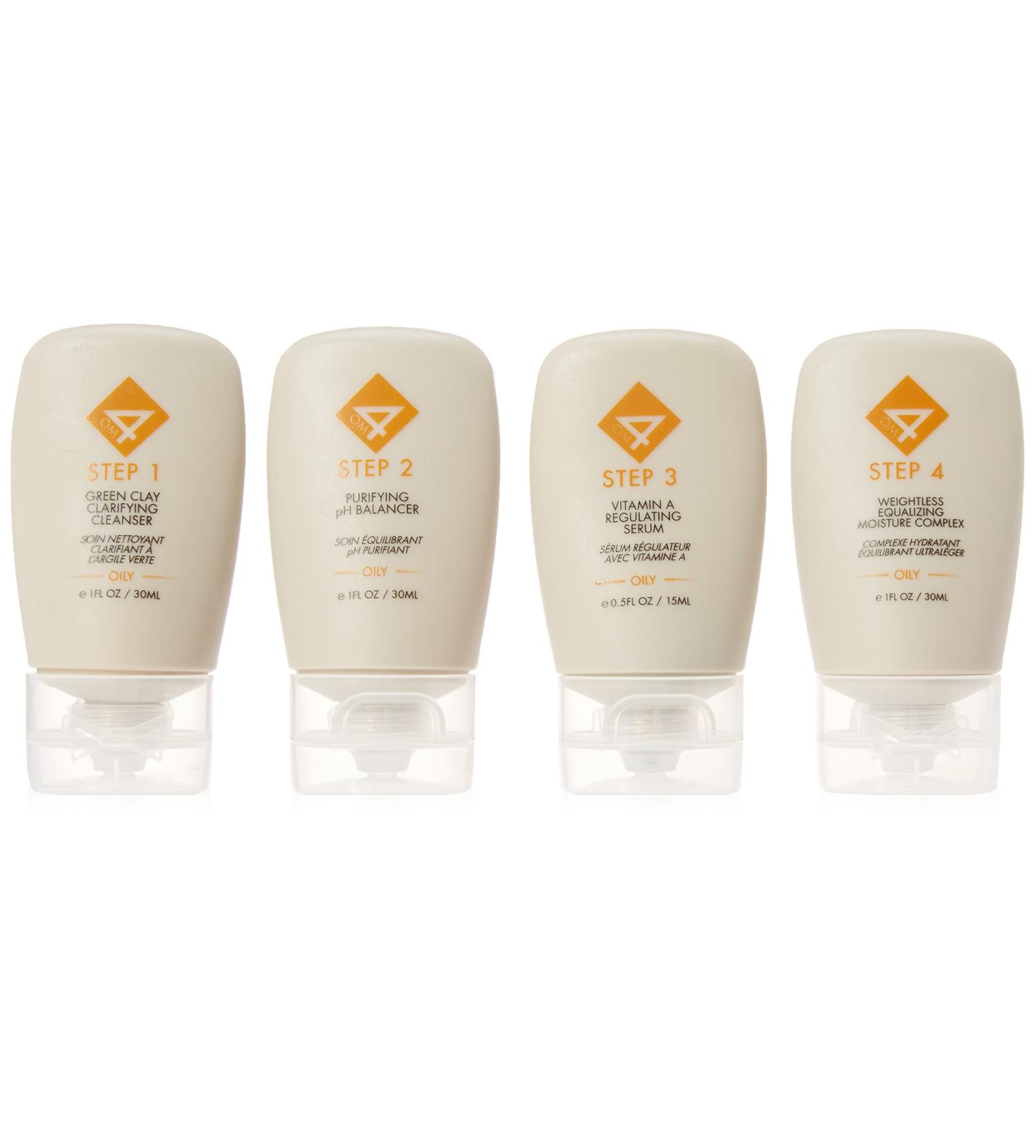 Shop OM4 Oily Travel Starter 4-Step RegiMEN - Perfect Skincare for Oily Skin - 4 ct - International Shipping Available - Buy Online on GoSupps.com