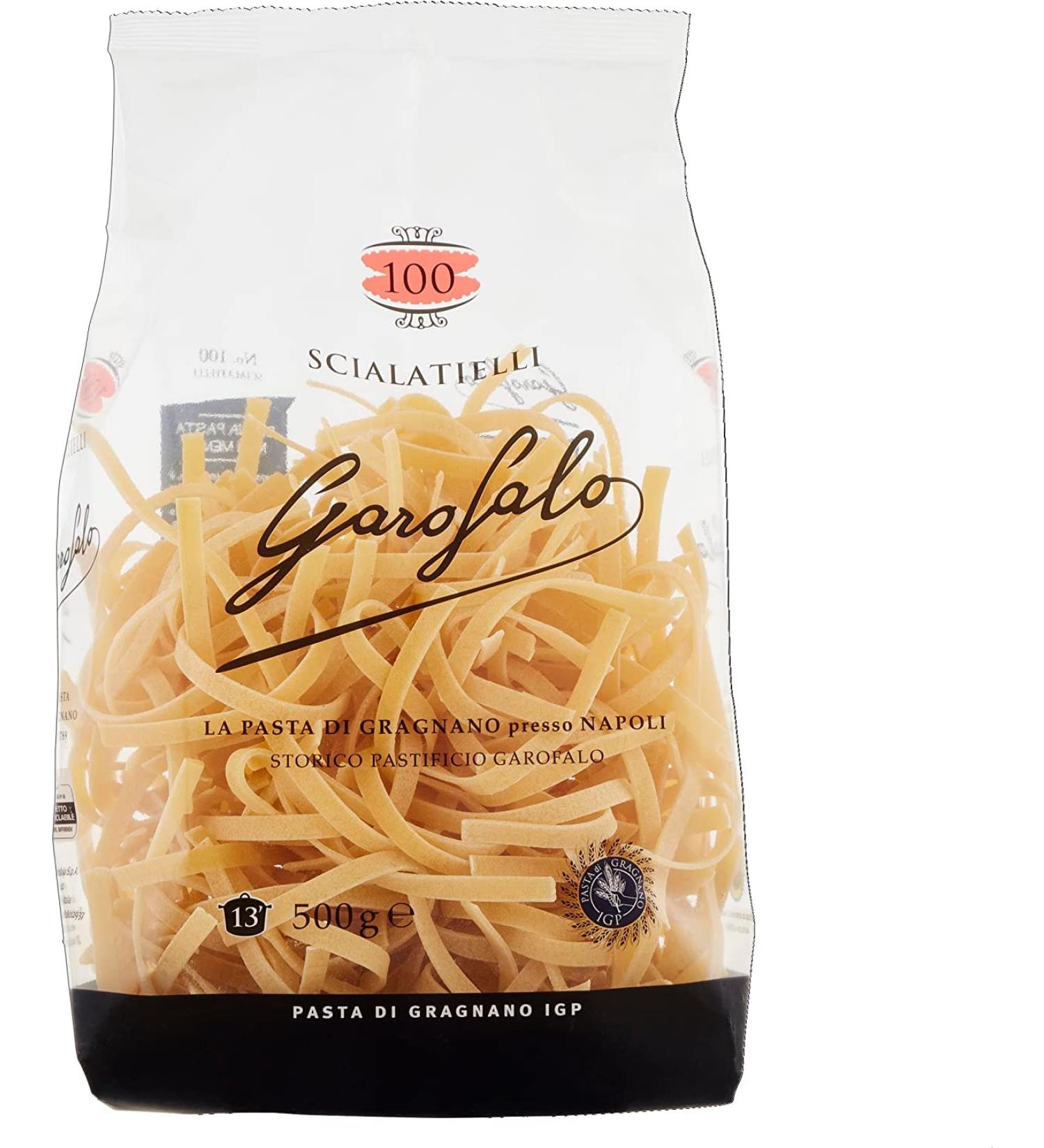  Italian Gourmet E.R. Garofalo Scialatelli N. 100 Pack of 10 Neapolitan durum wheat semolina pasta with 500g of IGP pasta + 400g Italian Gourmet Polpa - Buy Online on GoSupps.com
