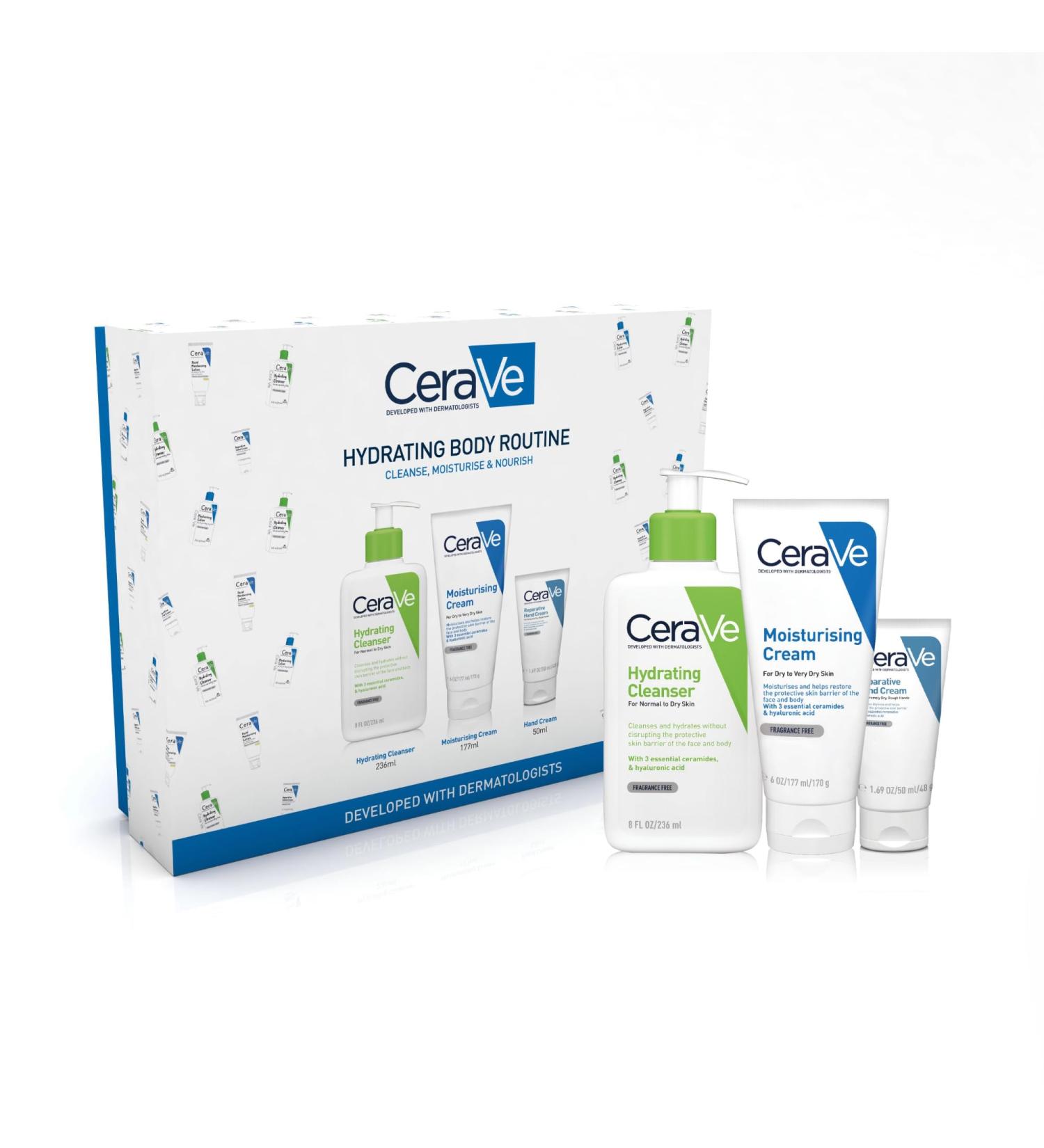 CeraVe Hydrating Body Routine Box - Buy Online on GoSupps.com