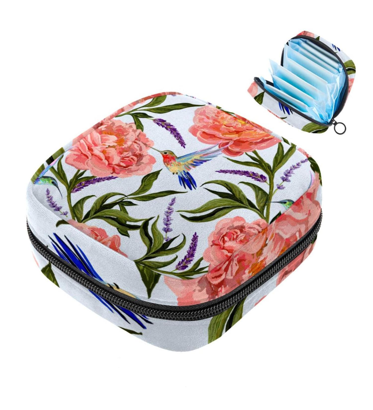 Javenproeqt Women's Multi-Colored Storage Bag for Bandages Menstrual Pads Panty Liners & Tampons - Portable Organizer for School & Office - Buy Online on GoSupps.com