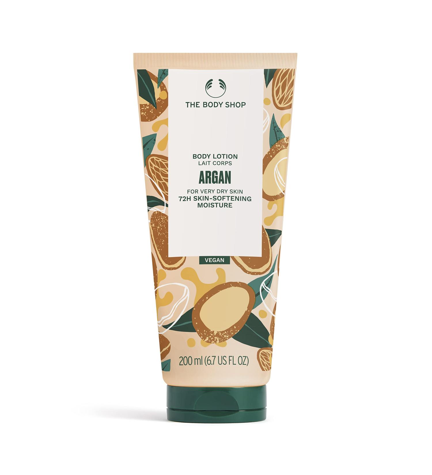 The Body Shop Argan Body Lotion  For Very Dry Skin  Vegan  200ml