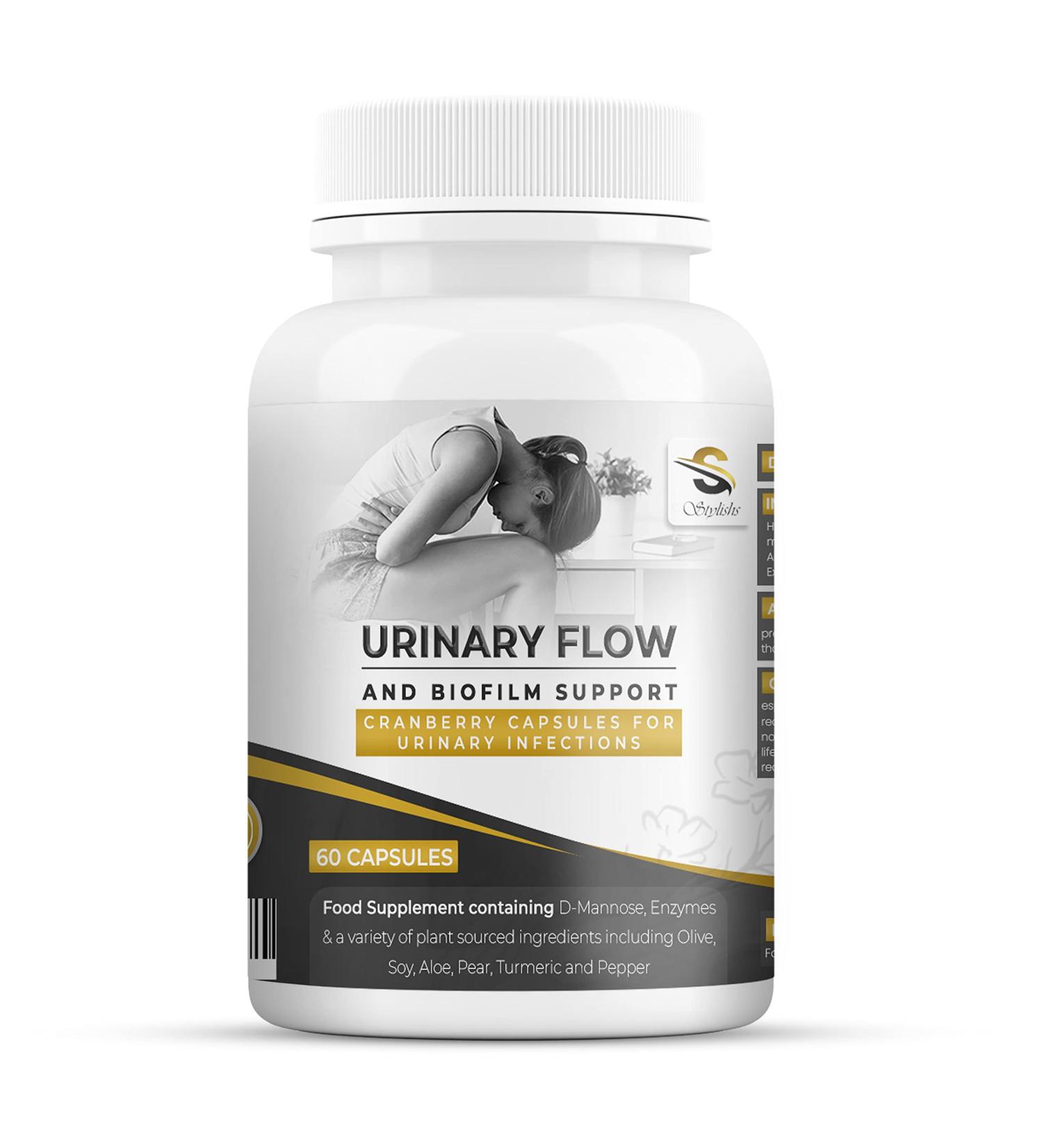 D-Mannose Capsules with Cranberry - UTI & Bladder Control Support for Women & Men - 60 Capsules - Buy Online on GoSupps.com
