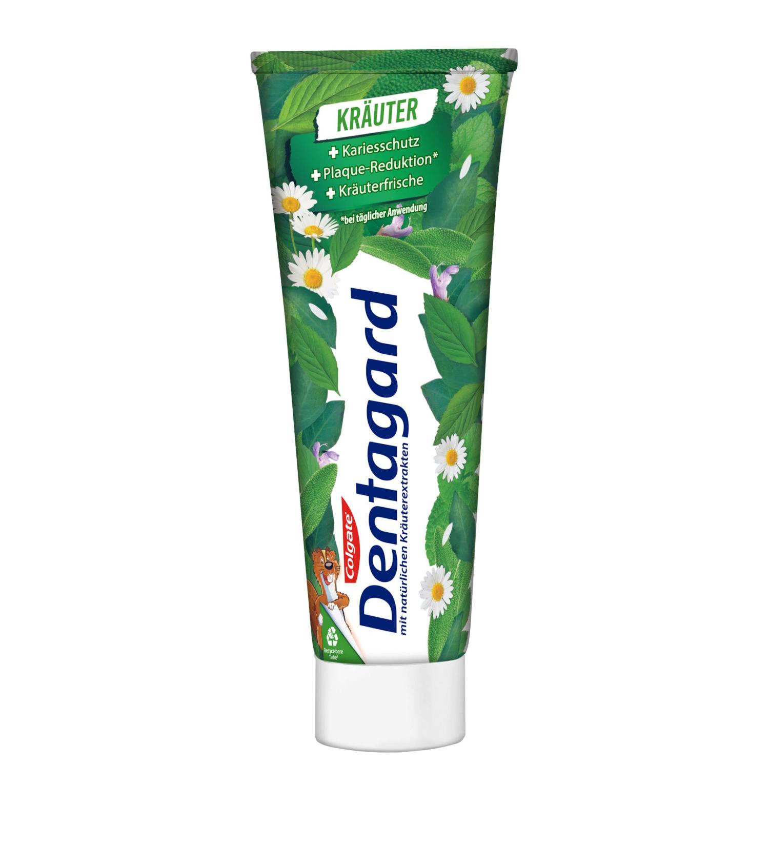Dentagard Toothpaste Original 75ml - Plaque Removal Gum Strengthening & Caries Protection with Herbal Extracts - Buy Online on GoSupps.com