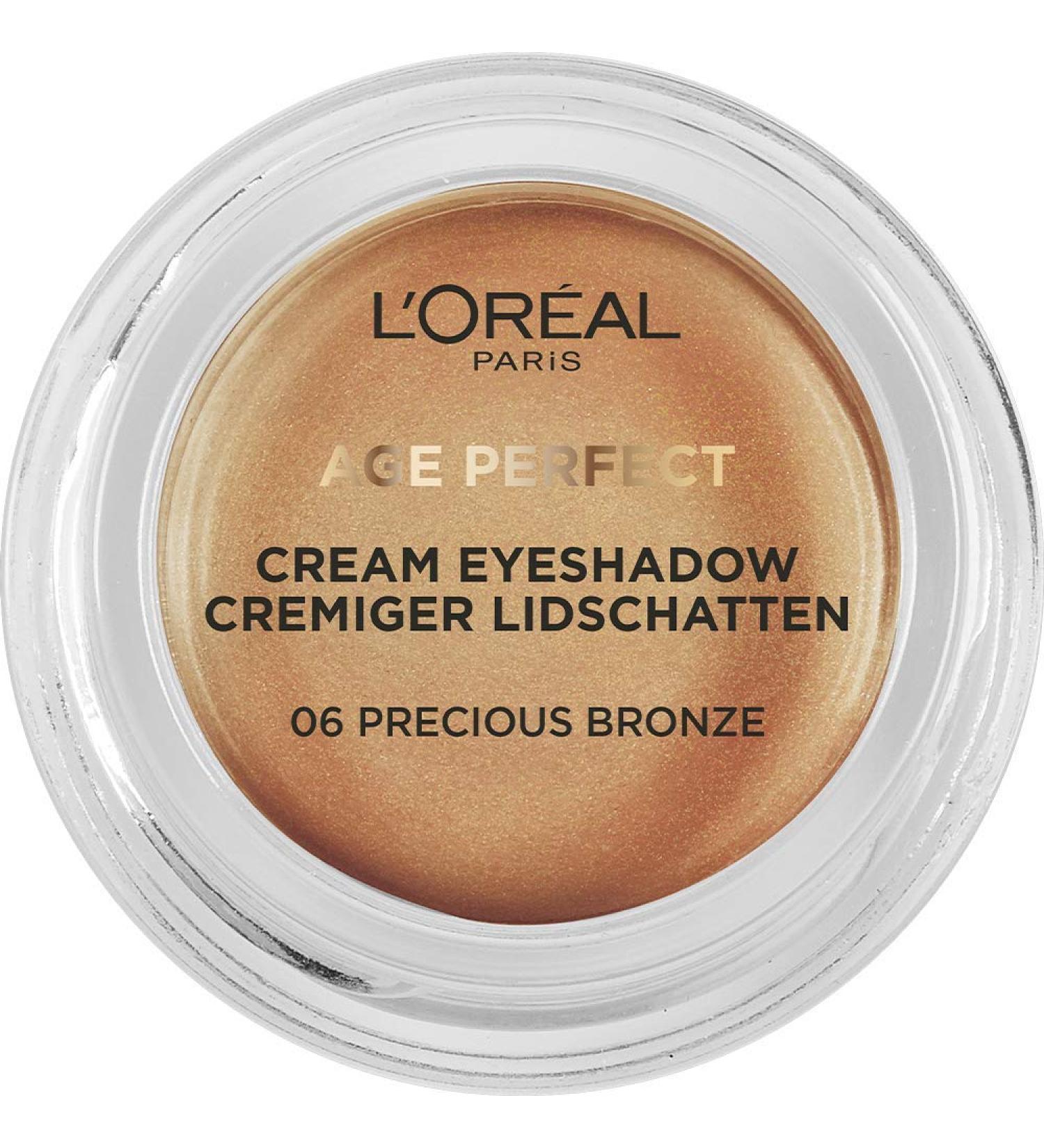 L'Or al Paris Age Perfect Creamy Eyeshadow 06 Precious Bronze - High Coverage 3 Pack (3 x 4g) | International Shipping Available - Buy Online on GoSupps.com