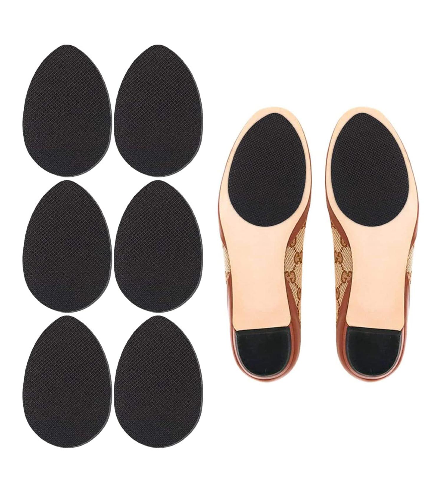 Non-Slip Adhesive Shoe Soles Pads - 3 Pairs Rubber Grips for High Heels - Anti-Shedding Stickers for Slippery Roads - YUBRO Non-Skid Shoe Grips - Buy Online on GoSupps.com