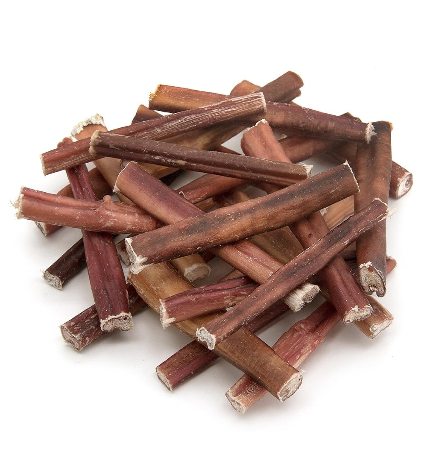 Best Pet Supplies BPS-FDA and USDA Certified Thick Plain Bully Sticks-6-Inch 25-Piece/Pack Odor Free 6 Inch 6 Inches - Buy Online on GoSupps.com