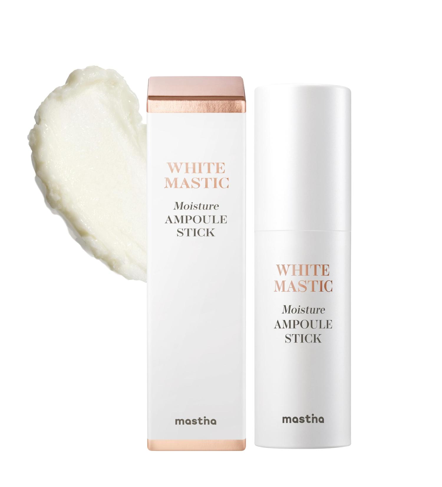 MASTINA White Mastic Moisture Ampoule Stick - Korean Vegan Skin Care for Wrinkle Reduction Elasticity & Radiance - Multi Balm for Face Lips Eyes Neck (0.35oz - Buy Online on GoSupps.com