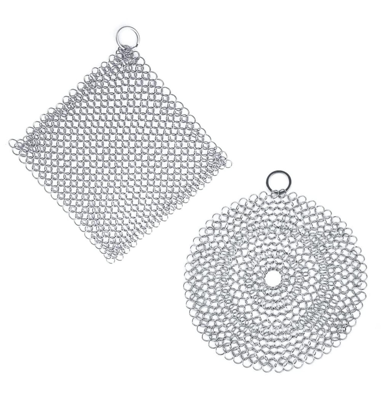 Facesunny Cleaner 2 Pieces Cleaner Dutch Oven Cleaner Grill Cleaning Tools for Grill Pans or Woks - Buy Online on GoSupps.com