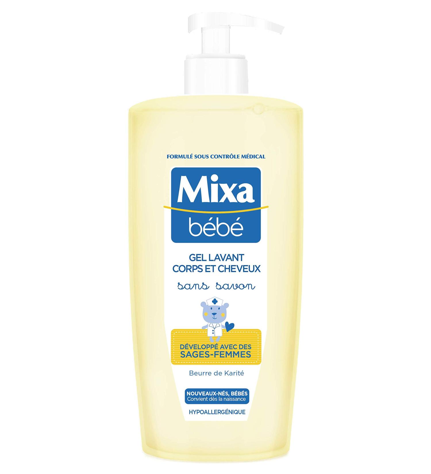 Mixa B b Body and Hair Wash Gel - Soap Free - 750 ml - Buy Online on GoSupps.com