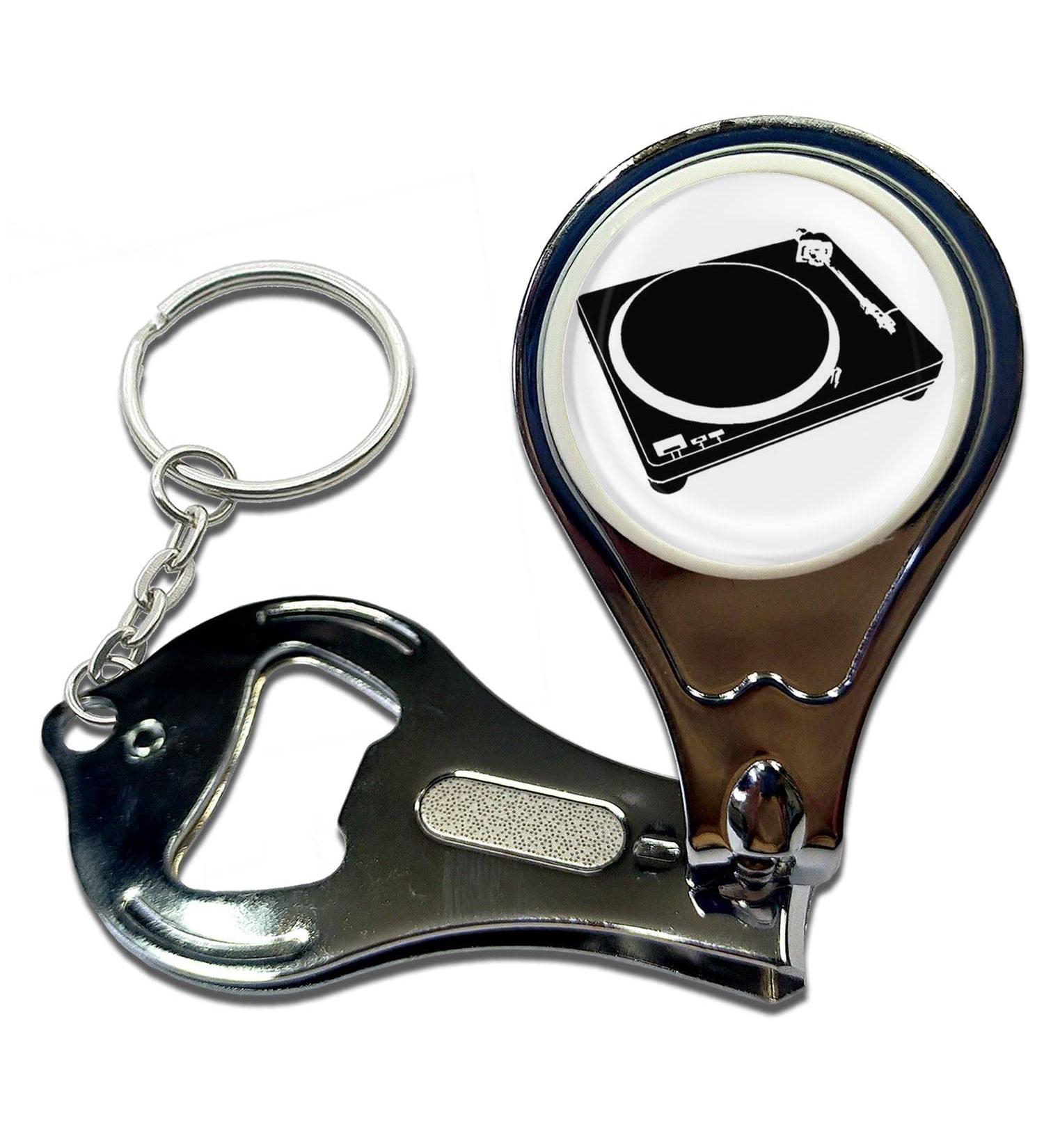 BadgeBeast.co.uk DJ Decks - Key Ring Bottle Opener and Nail Clipper - Buy Online on GoSupps.com