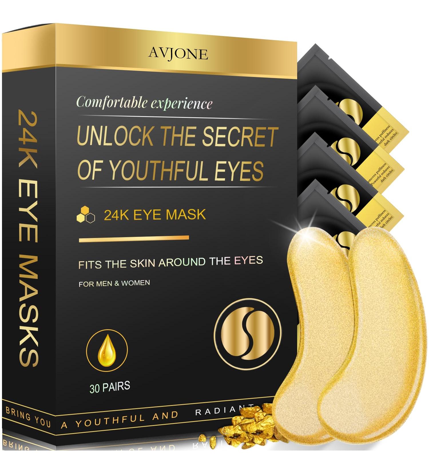 AVJONE Under Eye Mask -30 Pairs - Gel Under Eye Patches Vegan Cruelty-Free - Buy Online on GoSupps.com