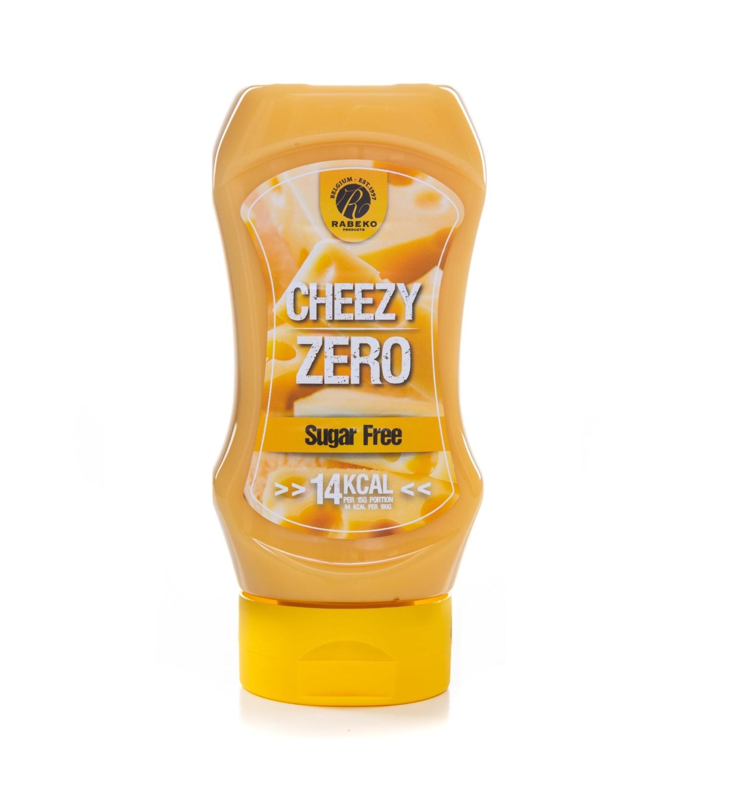Rabeko Zero Sauce Cheezy 1 x 350 ml without Sugar and Low Fat - Healthy Low Carb Products - Buy Online on GoSupps.com
