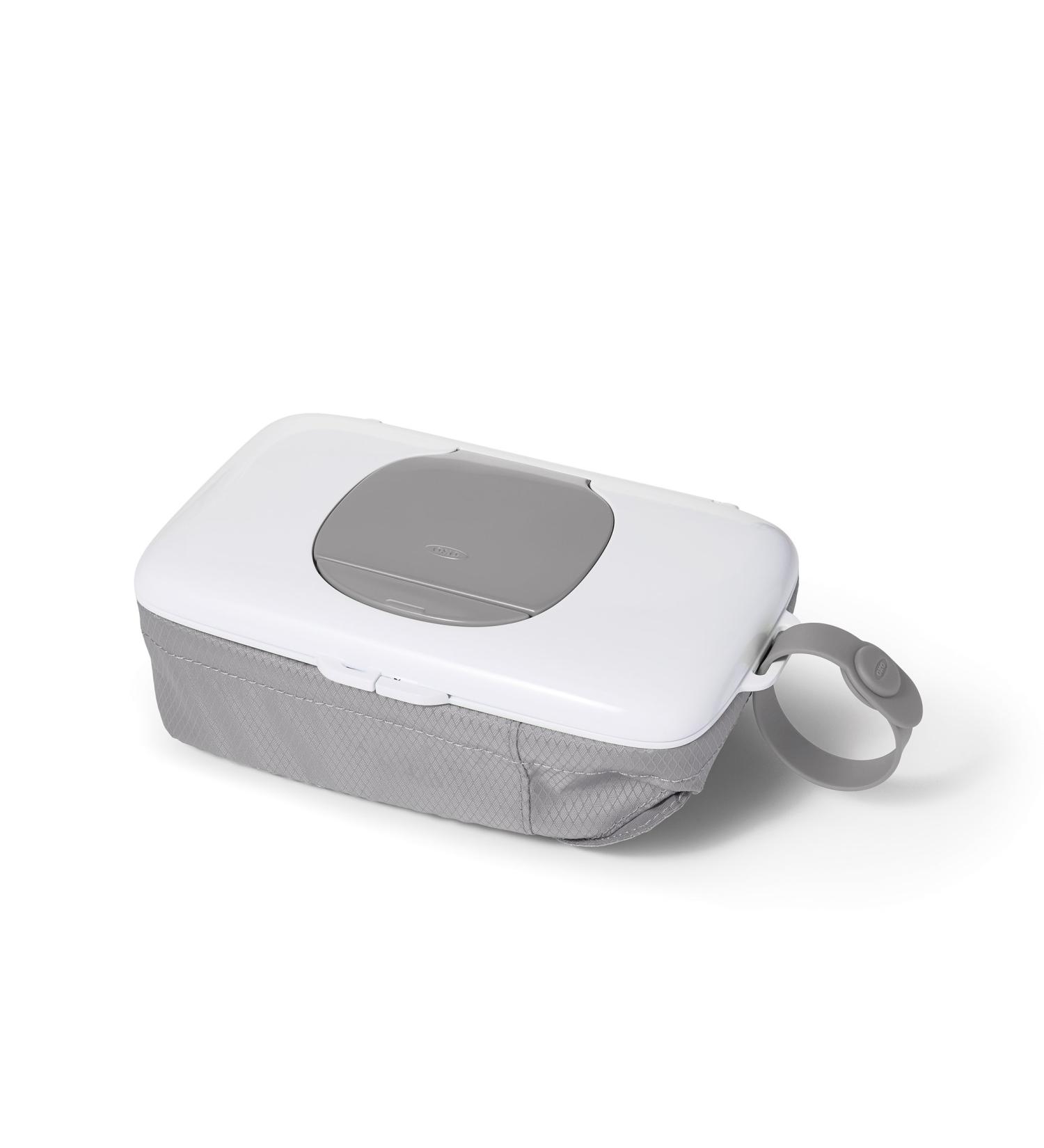 OXO Tot On-The-Go Wipes Dispenser with Diaper Pouch in Gray - Convenient Baby Essentials - Buy Online on GoSupps.com