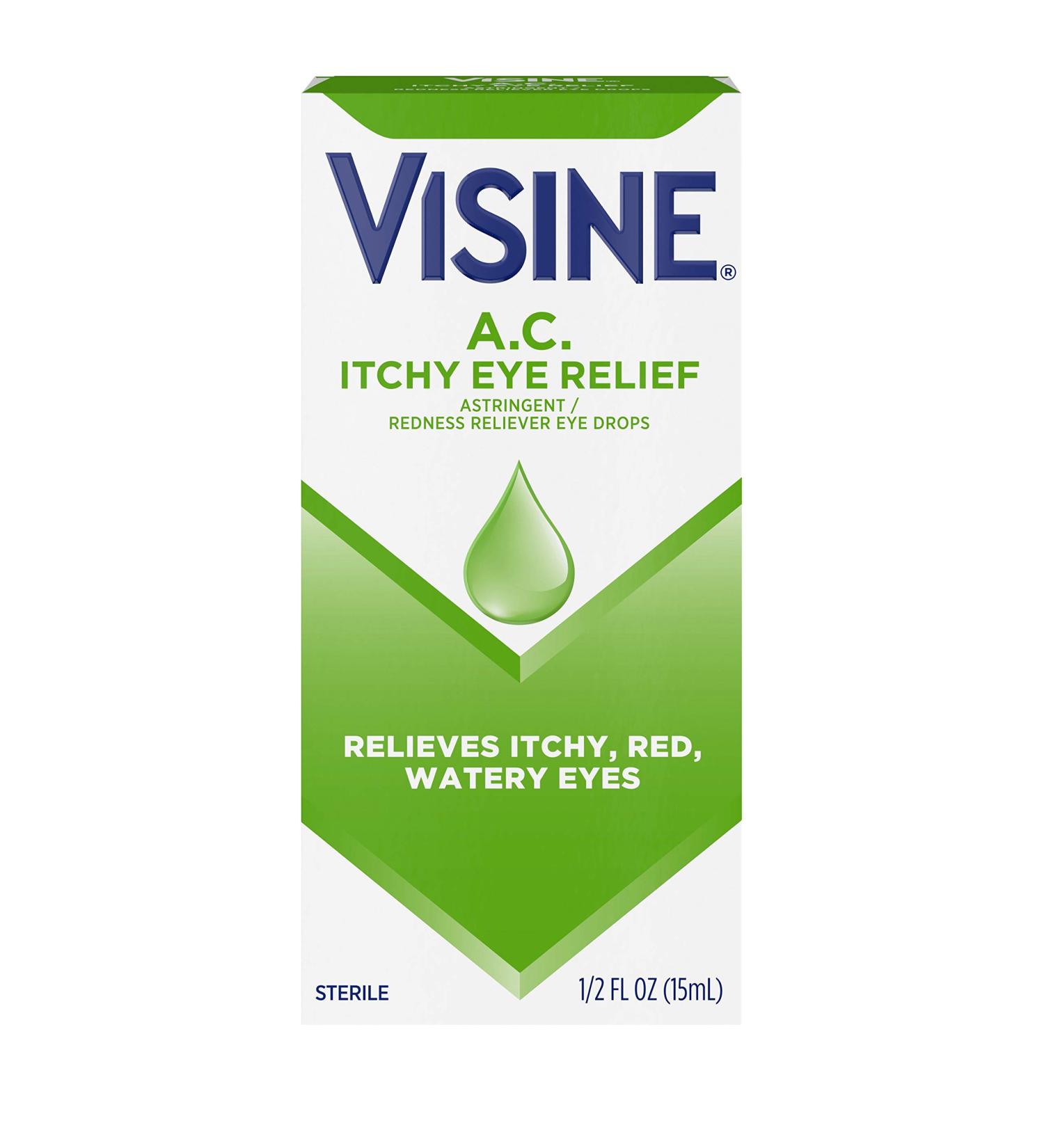 Visine A.C Astringent Redness Reliever Eye Drops 0.5 Fl Oz - Pack of 1 - Buy Online on GoSupps.com