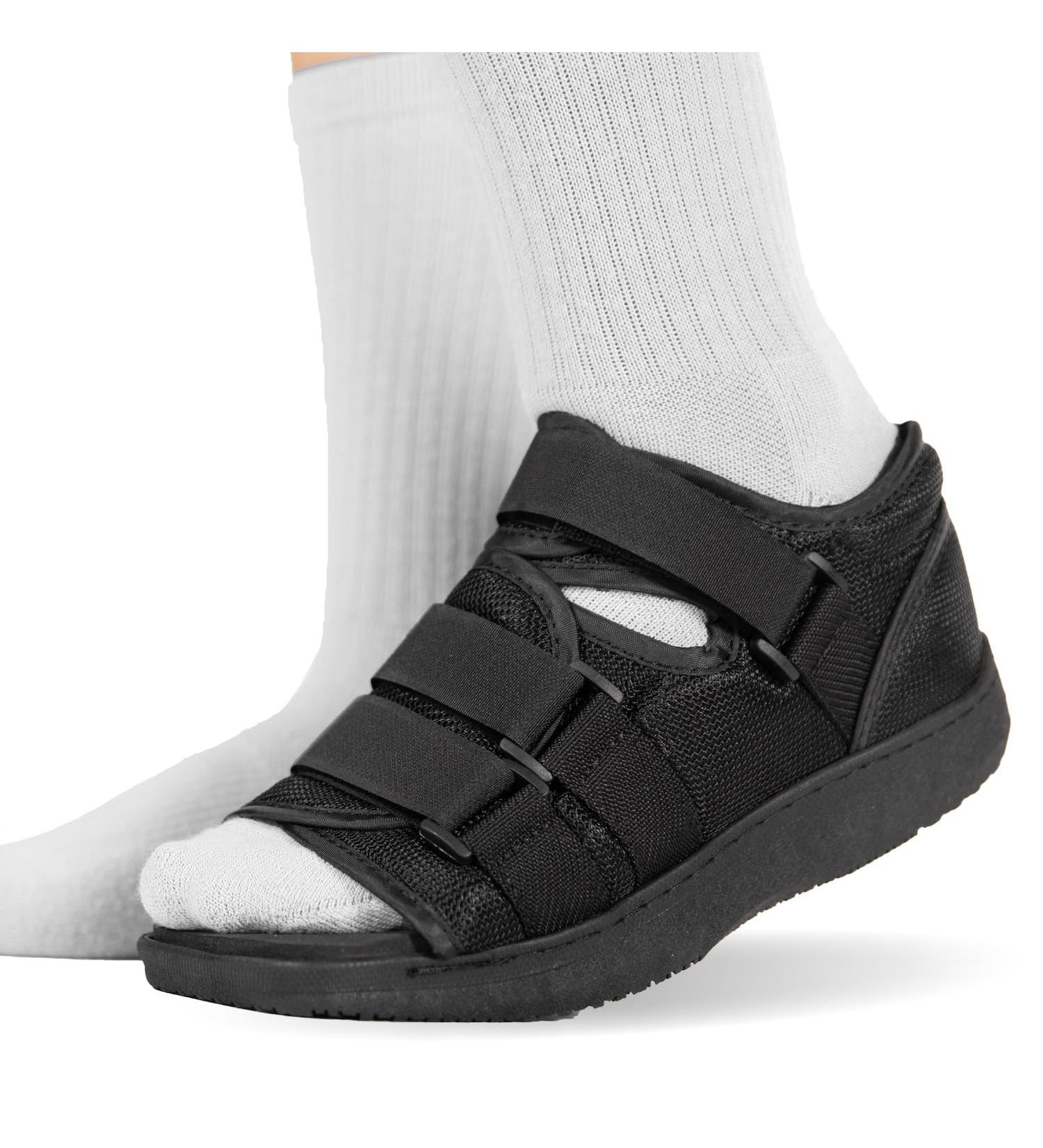 Buy BraceAbility Post-op Shoe for Broken Foot | Surgical Walking Boot & Stress Fracture Brace - Medium Male - Buy Online on GoSupps.com
