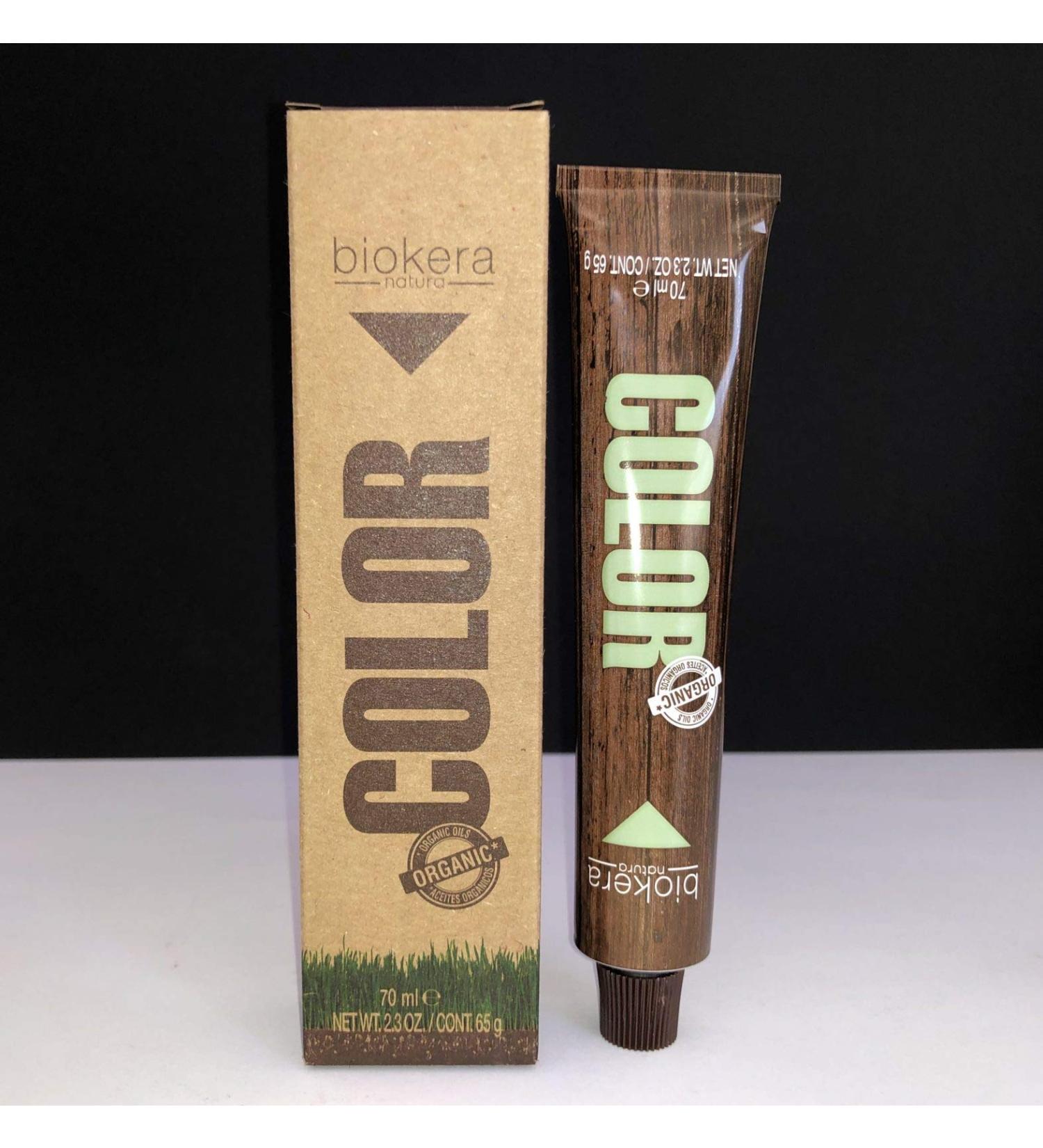 BIOKERA NATURA Salerm Biokera Nature organic color with 6 vegetable oils from organic cultivation 9 light blonde