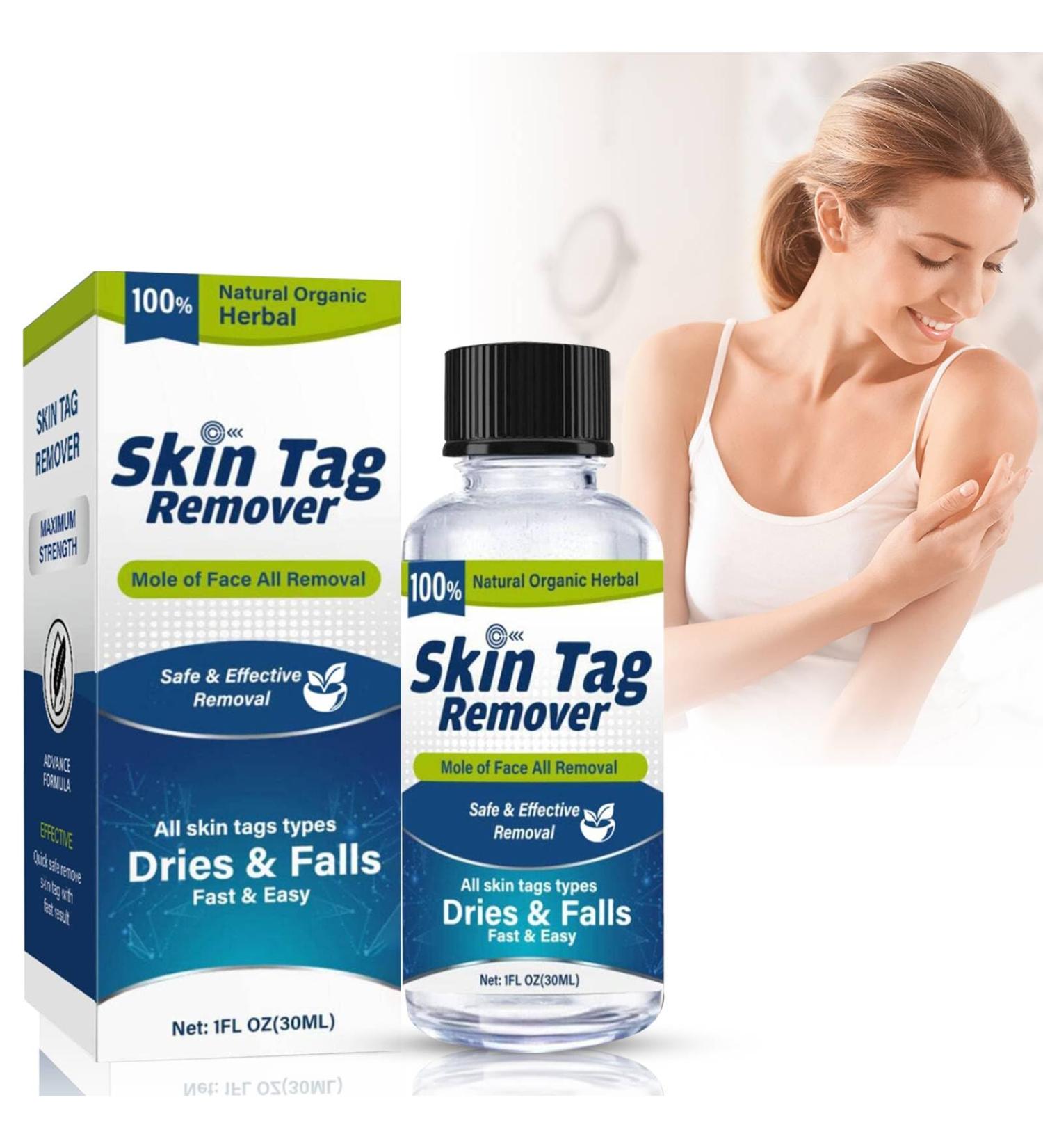 Skin-Tag-Remove-Kit-Skin-Tag-Remover Wart&Mole-Remover Serum Fast-Acting and Effect Blue 30ML Original - Buy Online on GoSupps.com
