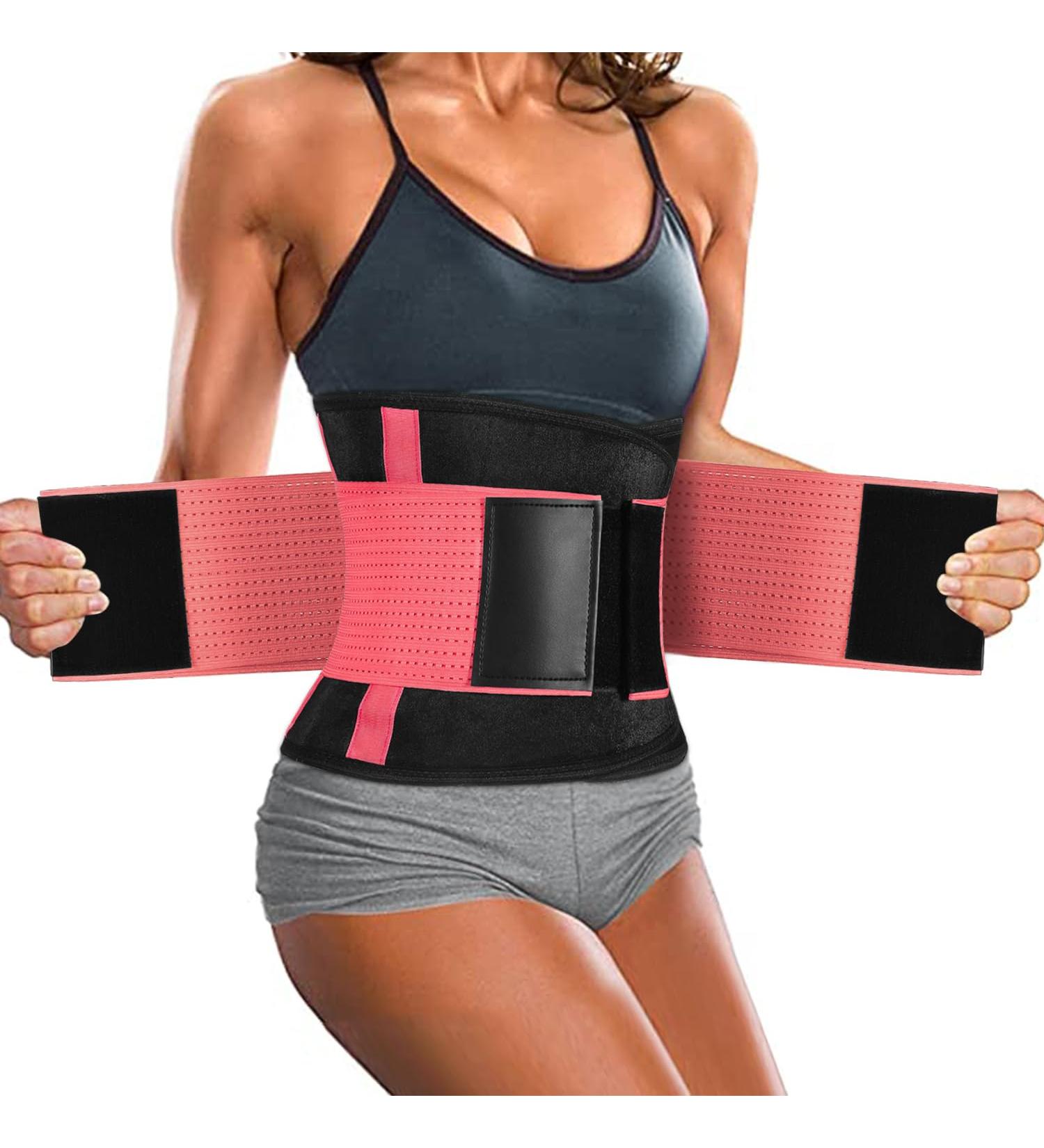 SYXUPAP Back Brace for Lower Back Pain Relief - Breathable Lumbar Support Belt for Sciatica & Herniated Disc - Dual Adjustable Straps - Pink XXL - Buy Online on GoSupps.com