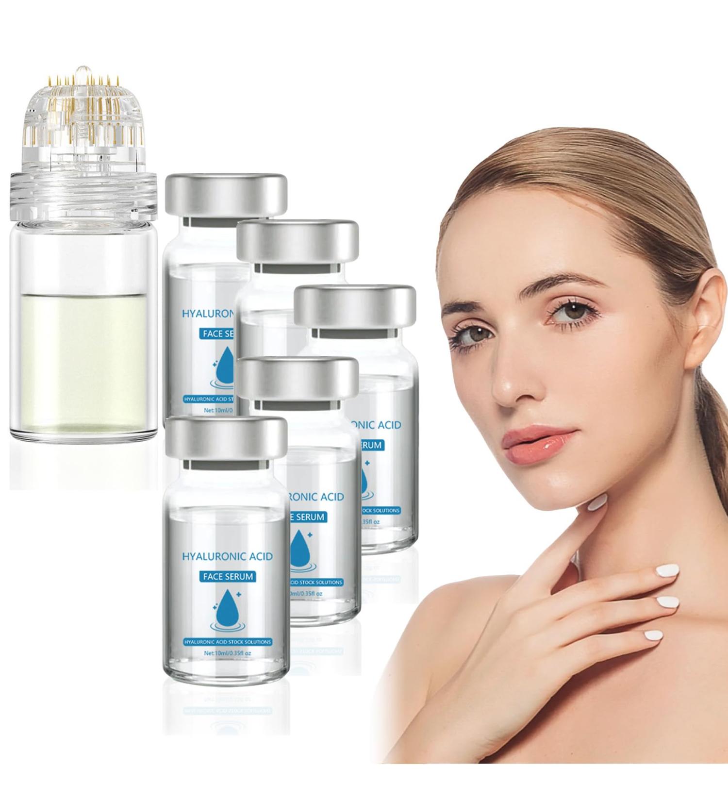 Glamorys Micro Infusion System For Face Glamorys Micro Infusion System Tryglamory Micro Infusion System With Serum Facial Skin Care Tools With Facial Serum (5PCS) - Buy Online on GoSupps.com