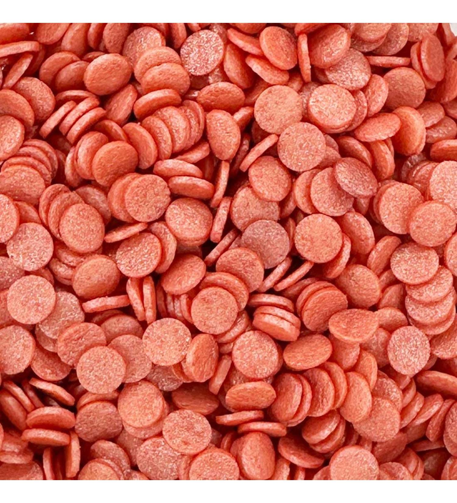 Glimmer Red Confetti Cake Topper Sprinkles - 25g Edible Shimmer Cupcake Decorations - Buy Online on GoSupps.com