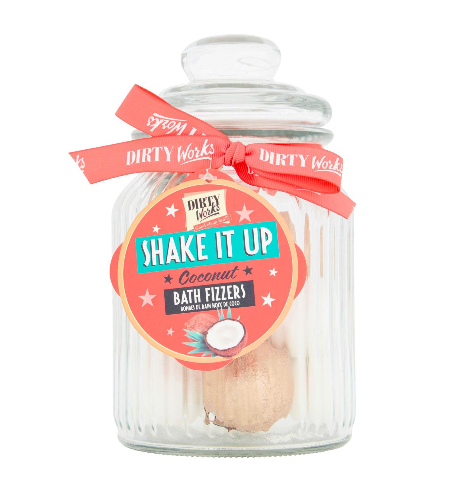 Dirty Works Shake It Up Coconut Bath Fizzers Festive Gift Set