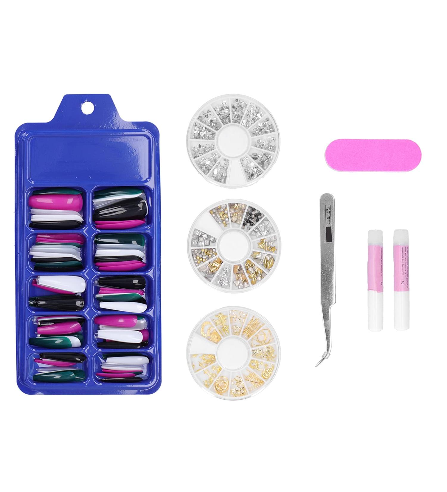 Nail Tips Nails Sticker Tips Full Cover Nail for Weddings for Professional Nail Experts for Parties for Nail Art Learners(46 Polar Animals) - Buy Online on GoSupps.com