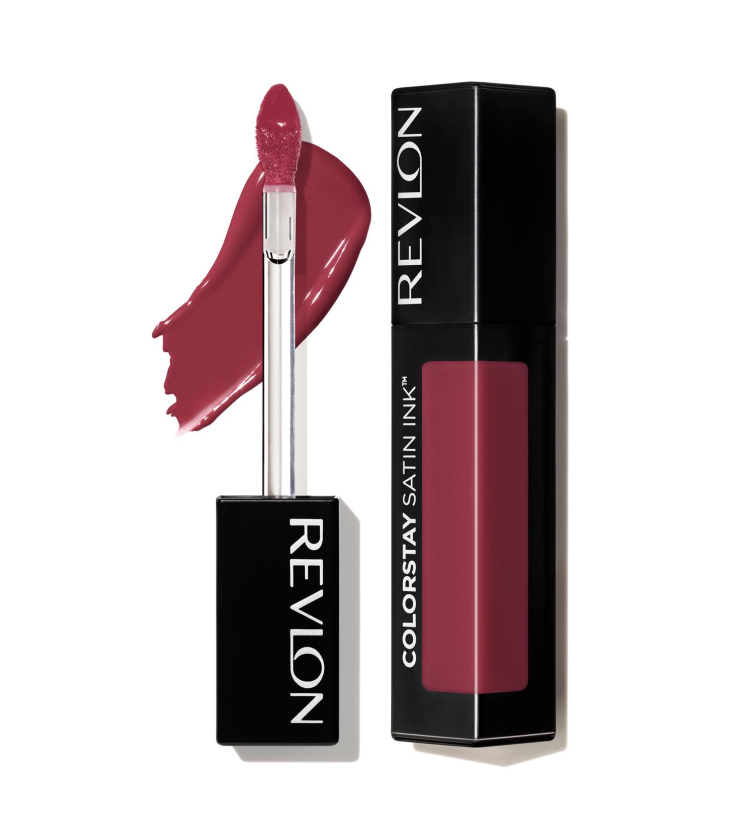 Revlon Colorstay Satin Ink Liquid Lipstick - Long-Lasting Rich Color 005 Silky Sienna Infused with Black Currant Oil 1 Piece - Shop Internationally! - Buy Online on GoSupps.com