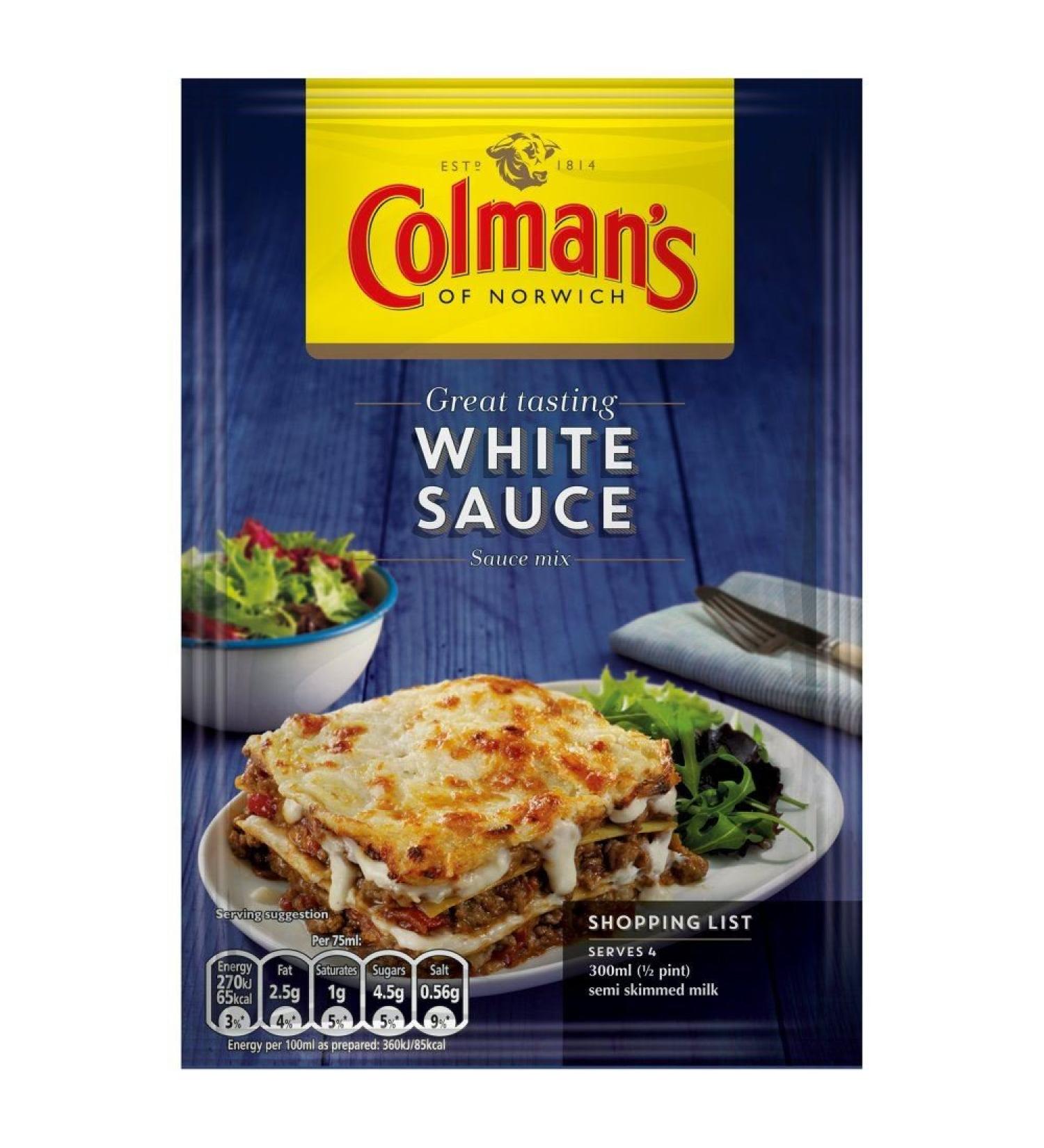 Colman's Colman's White Sauce Pack of 4 - 25g x 4 - Pack of 4