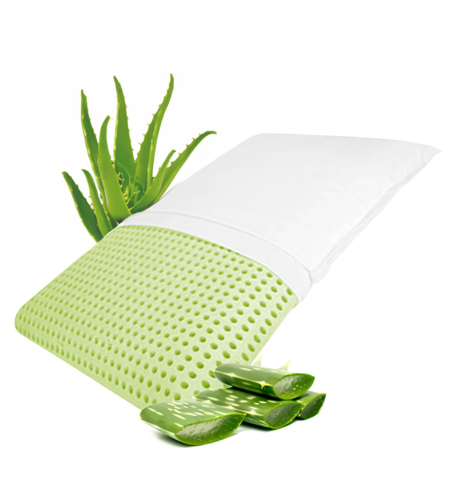 Maxxgoods Neck Support Pillow - Ergonomic & Breathable Viscoelastic Foam | 100% Cotton Cover | Various Fragrances | Anti-Allergic & Perfect for Breastfeeding - 73x43x13.8cm - Buy Online on GoSupps.com